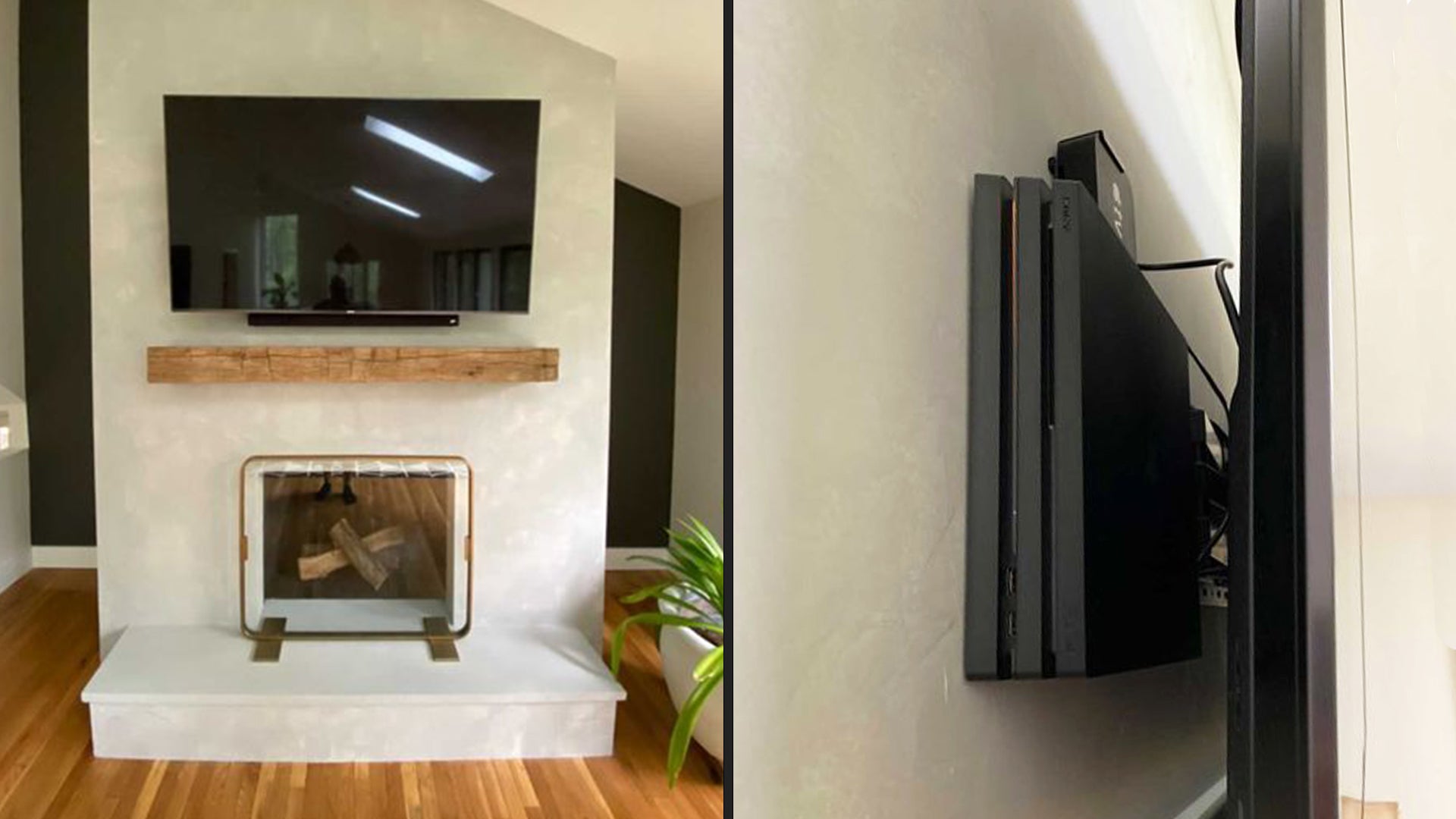 How To Hide Wires From A Wall Mount