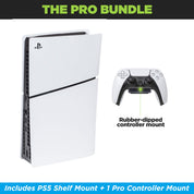Bundle the HIDEit PS5 Shelf Mount with 1 HIDEit Uni-C Pro Controller Mount.