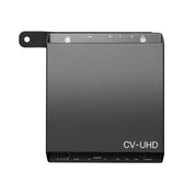 Cisco Vision CV-UHD media player shown mounted to the HIDEit CV-UHD VESA Mount Adapter Bar.