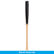 Vertical baseball bat holder using the HIDEit Vertical Bat Wall Mount.