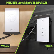 Spacex Starlink router can be wall mounted and VESA mounted using the HIDEit Starlink Mount.
