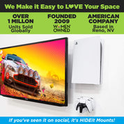 HIDEit Mounts makes it easy to love your space! HIDEit is an American company with over 1 million units sold globally.