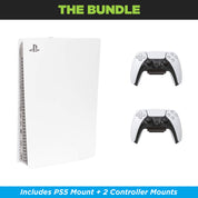 Bundle the HIDEit PS5 Mount with 2 HIDEit Uni-C Controller Mounts.