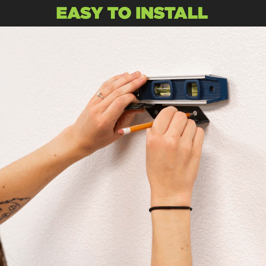 The HIDEit Horizontal Bat Mount is easy to install.