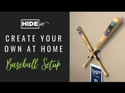 HIDEit XBat | Crossed Baseball Bat Mount