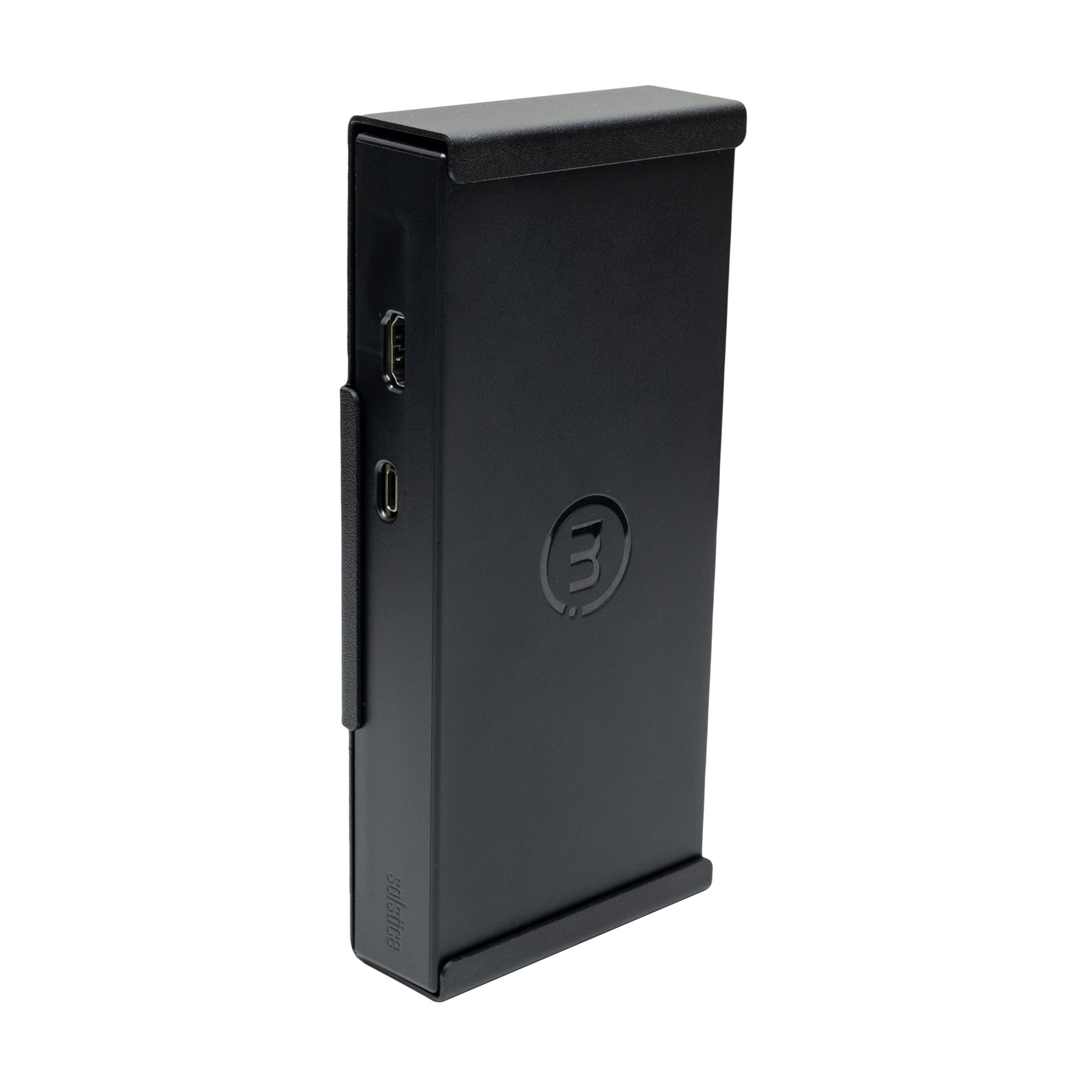 Solstice Pod Gen 3 shown securely mounted in the HIDEit Solstice Pod mount.