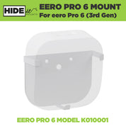 Eero Pro 6 router shown greyed out in the HIDEit EPro 6 eero Pro 6 wall mount.