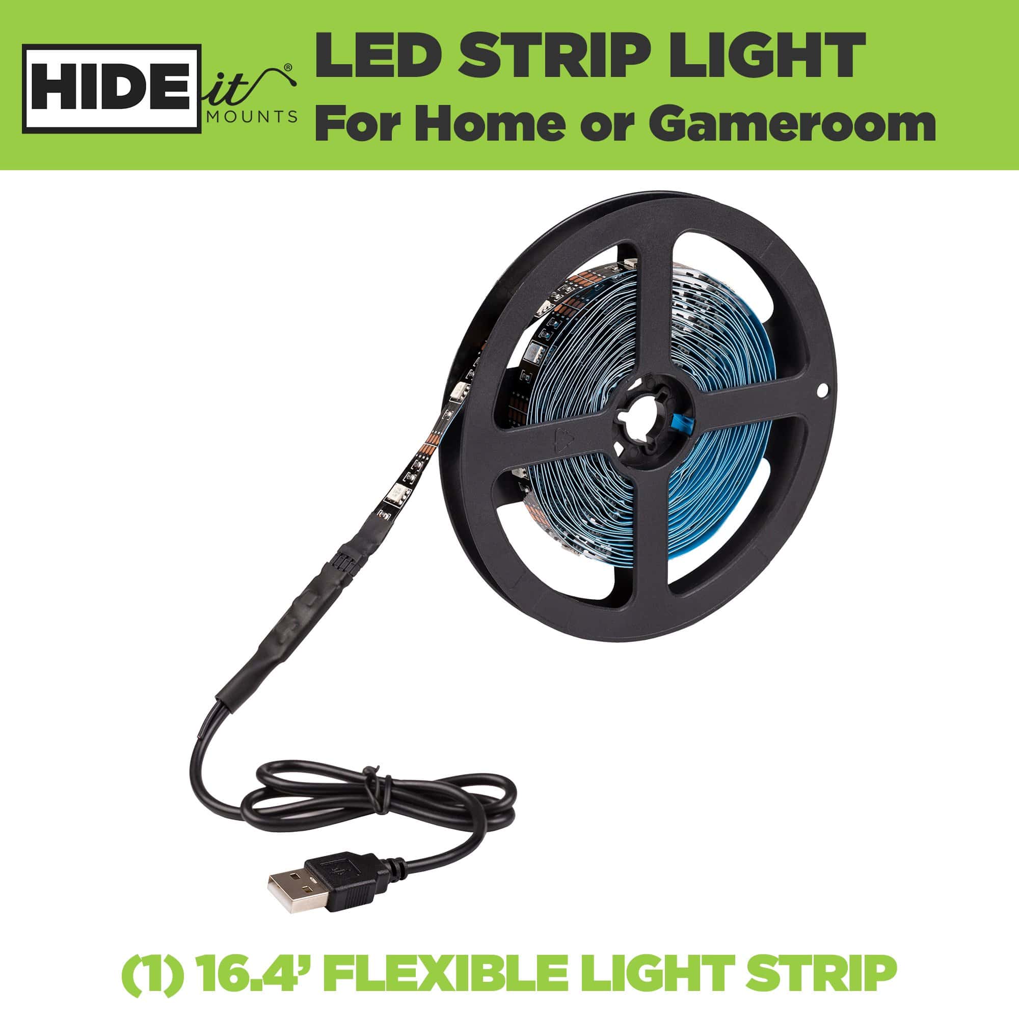 LED Strip perfect for home, playroom, gameroom, or office.