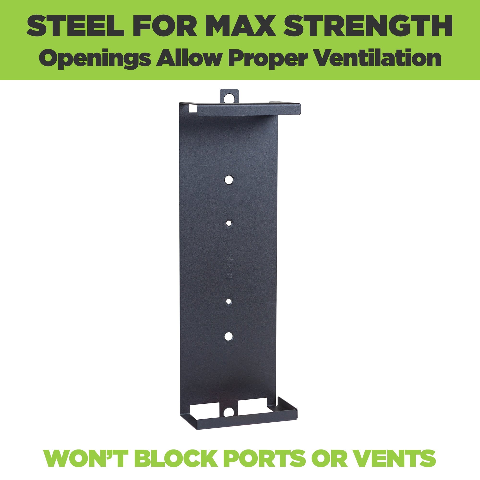 HIDEit Samsung One Connect Bracket made from steel in the USA.