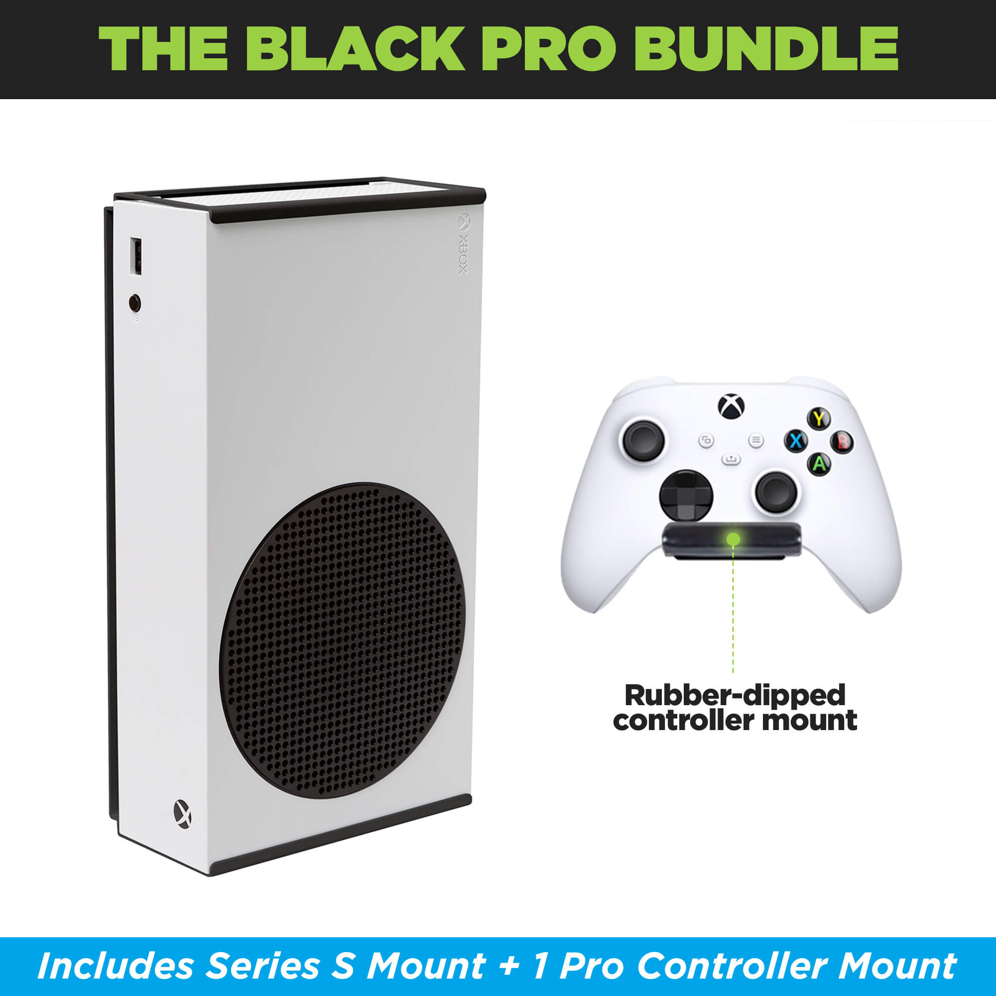 VIVO Wall Mount For Xbox Series S - Horizontal Or Vertical Mount, White (MOUNT-XSSU1)
