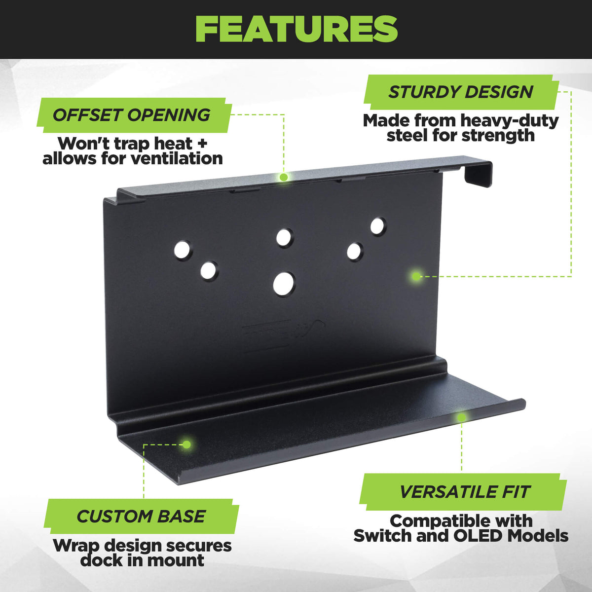 Switch Wall Mount | HIDEit Mount for the Nintendo Switch Game Console ...