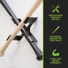 HIDEit XBat Bat Hanger has a universal design and can mount most bat types including adult bats, youth bats and more!
