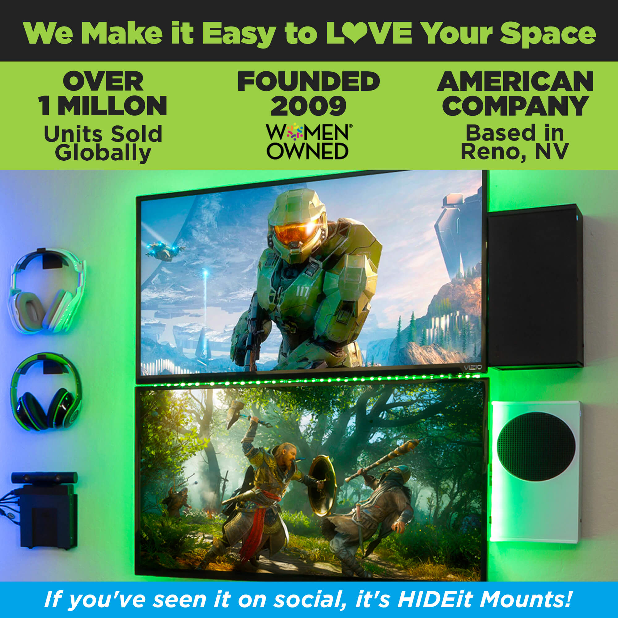 HIDEit Series X | Microsoft Xbox Series X Mount – HIDEit Mounts