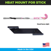 HIDEit Mounts HBat Mount for field hockey stick. This Mount is Made in America by an American Company.