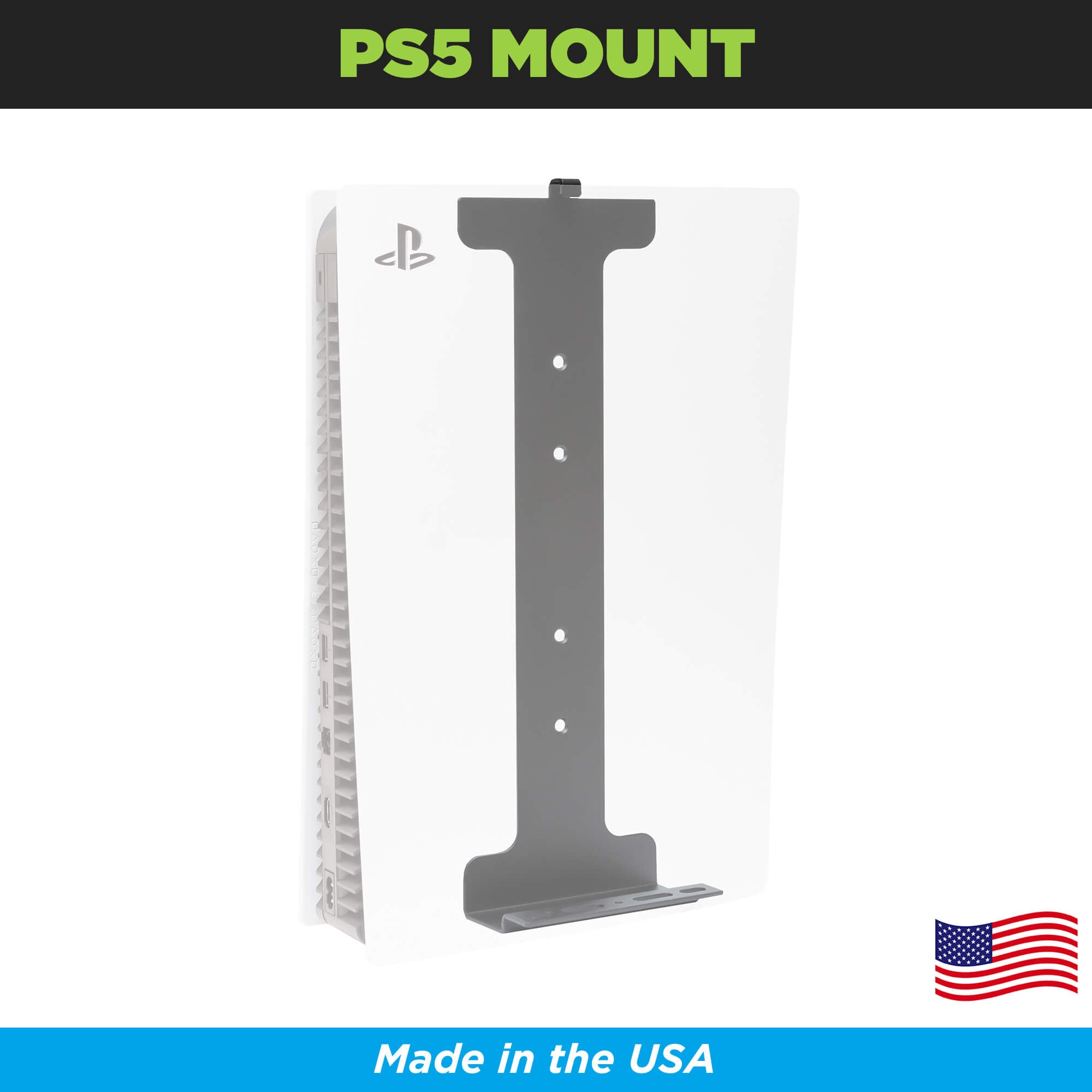 PS5 Slim Wall Mount Kit with Charging, PS5 Controller Charger, Floating  Shelf Wall Mount Vertical Stand for PS5 Slim, PS5 Wall Mount Accessories  with