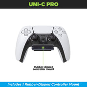 HIDEit Mounts rubber-dipped steel controller mount designed for anti-slip protection.