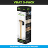 HIDEit Mounts patented Vertical Bat Mount 5-pack packaging.