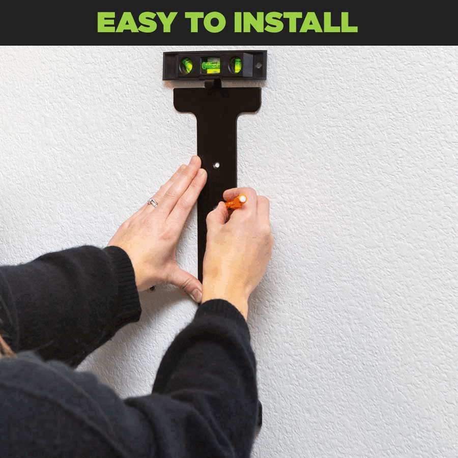 HIDEit PS5 Wall Mount is easy to install. No drill required and stud mounting optional.