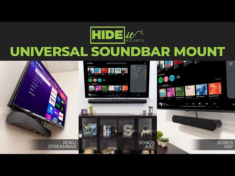 HIDEit Uni-SBR | Universal Soundbar Wall Mount