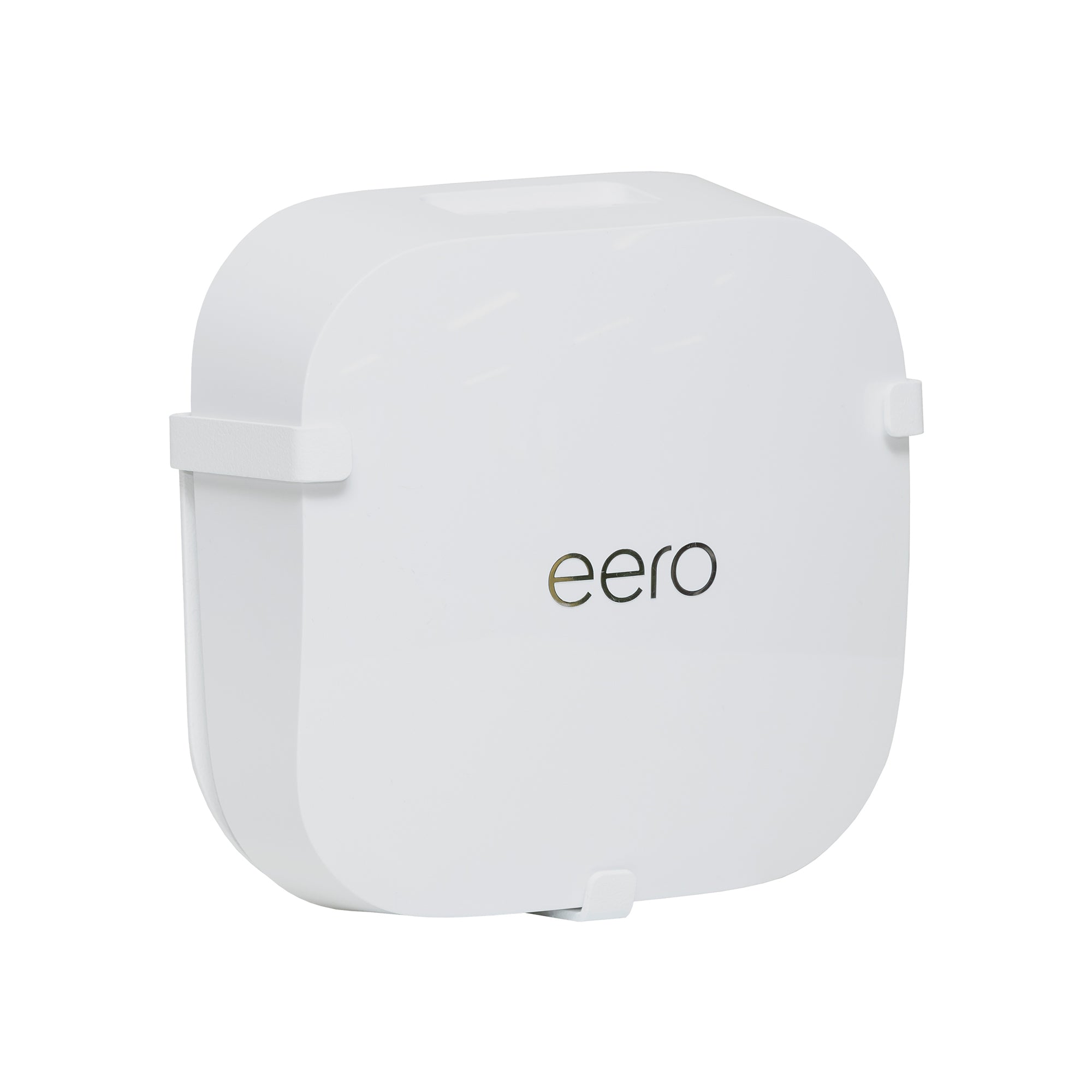 Eero Pro 6E router shown in the HIDEit EPro 6E Eero Pro 6E wall mount.