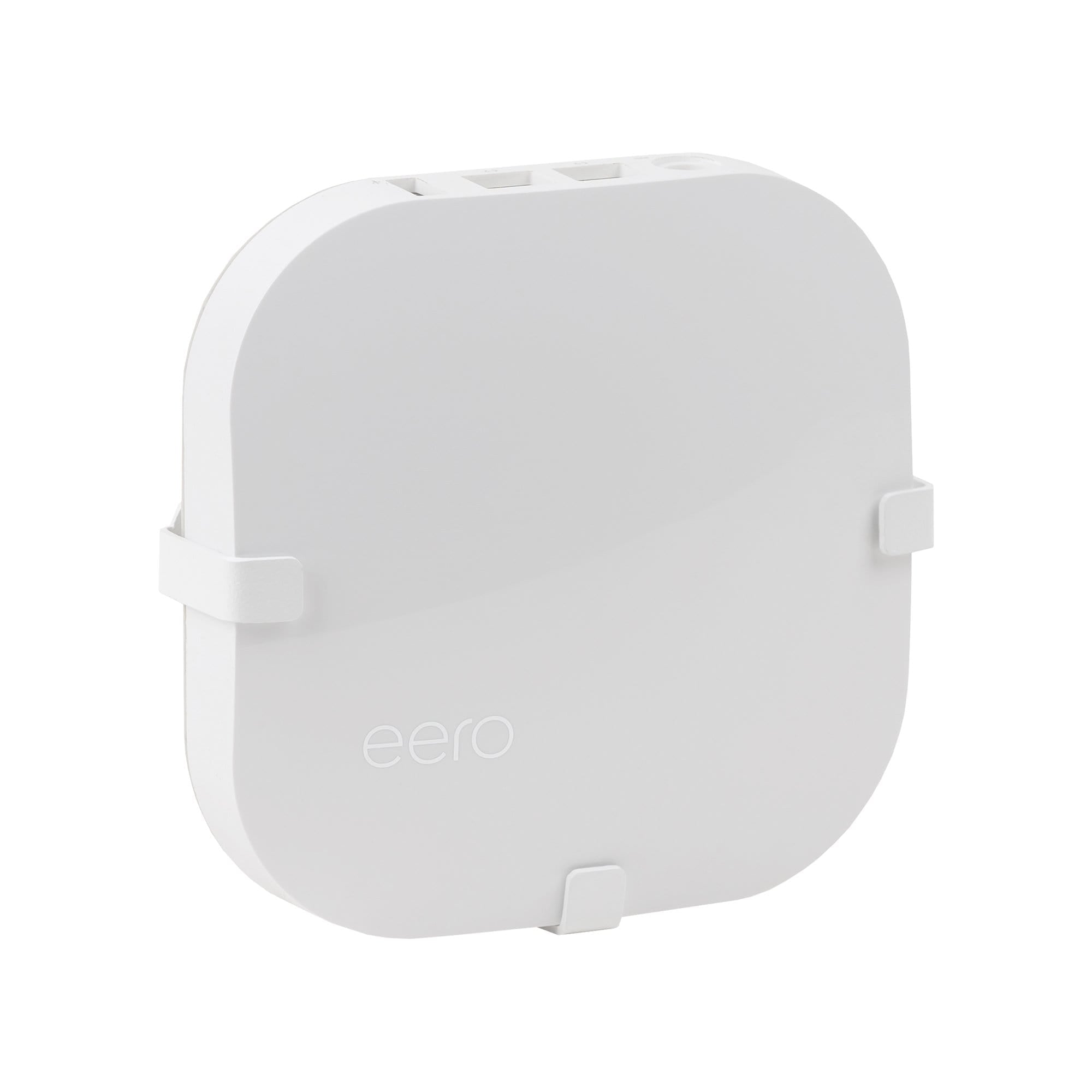 Eero mesh router shown in the HIDEit EPro Eero Pro wall mount.