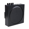 The new Sonos Amplifier mounted in a black, steel HIDEit S-Amp Mount, designed for wall mounting.