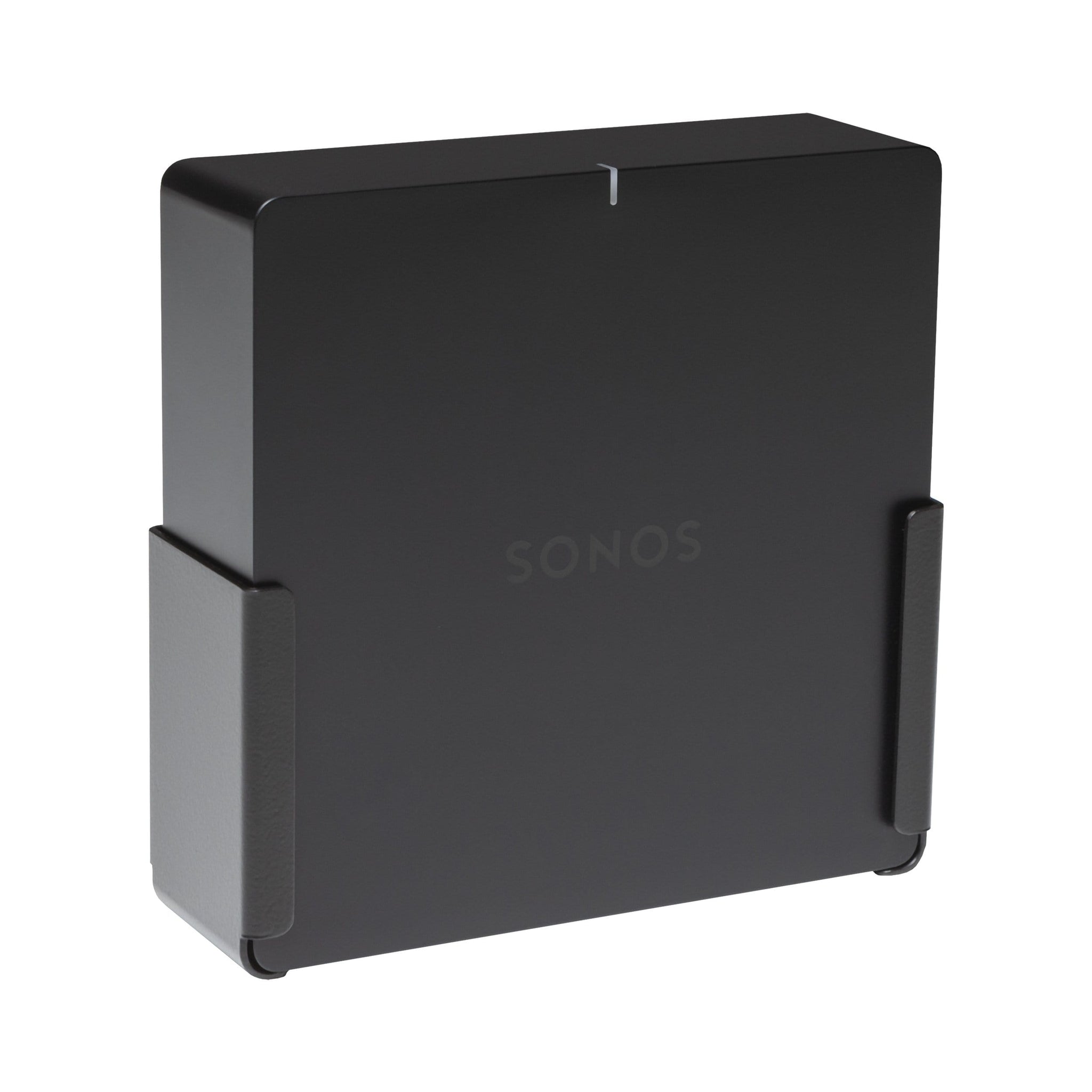 Sonos Port securely mounted in the HIDEit Port Wall Mount.
