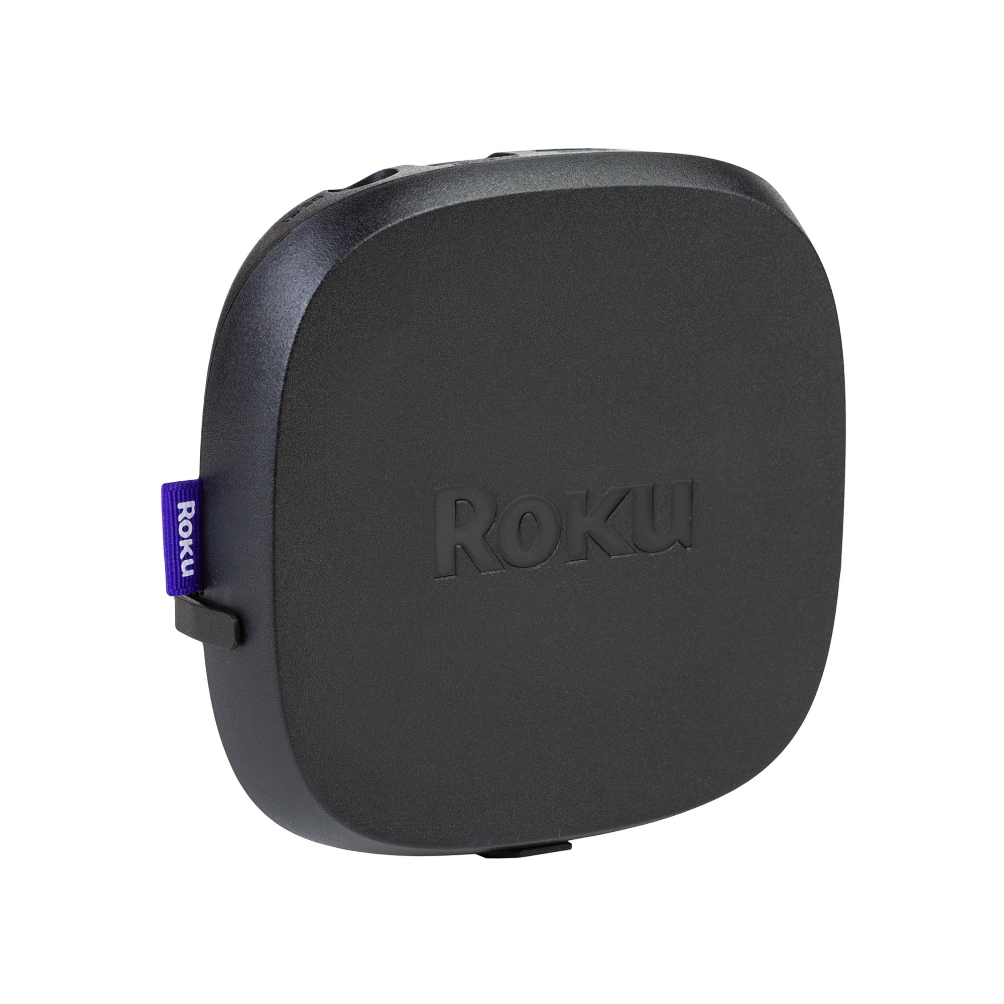 Roku Ultra 2020 shown securely mounted in the HIDEit R6 Roku Ulta Mount for the 2020 model.