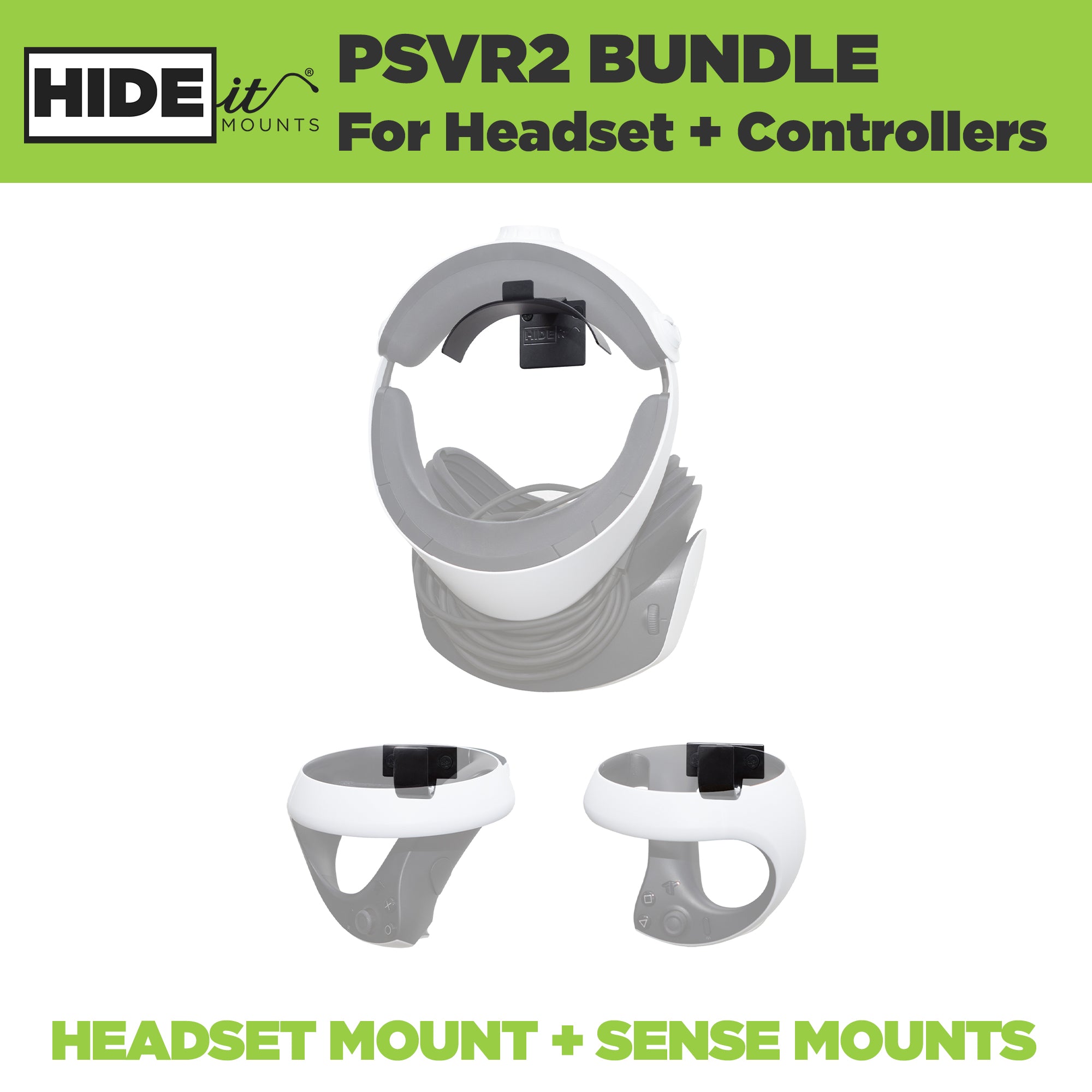HIDEit PSVR2  PlayStation VR2 Wall Mount Bundle – HIDEit Mounts