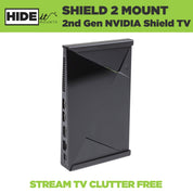HIDEit Shield 2 Mount for 2nd gen NVIDIA shield tv.