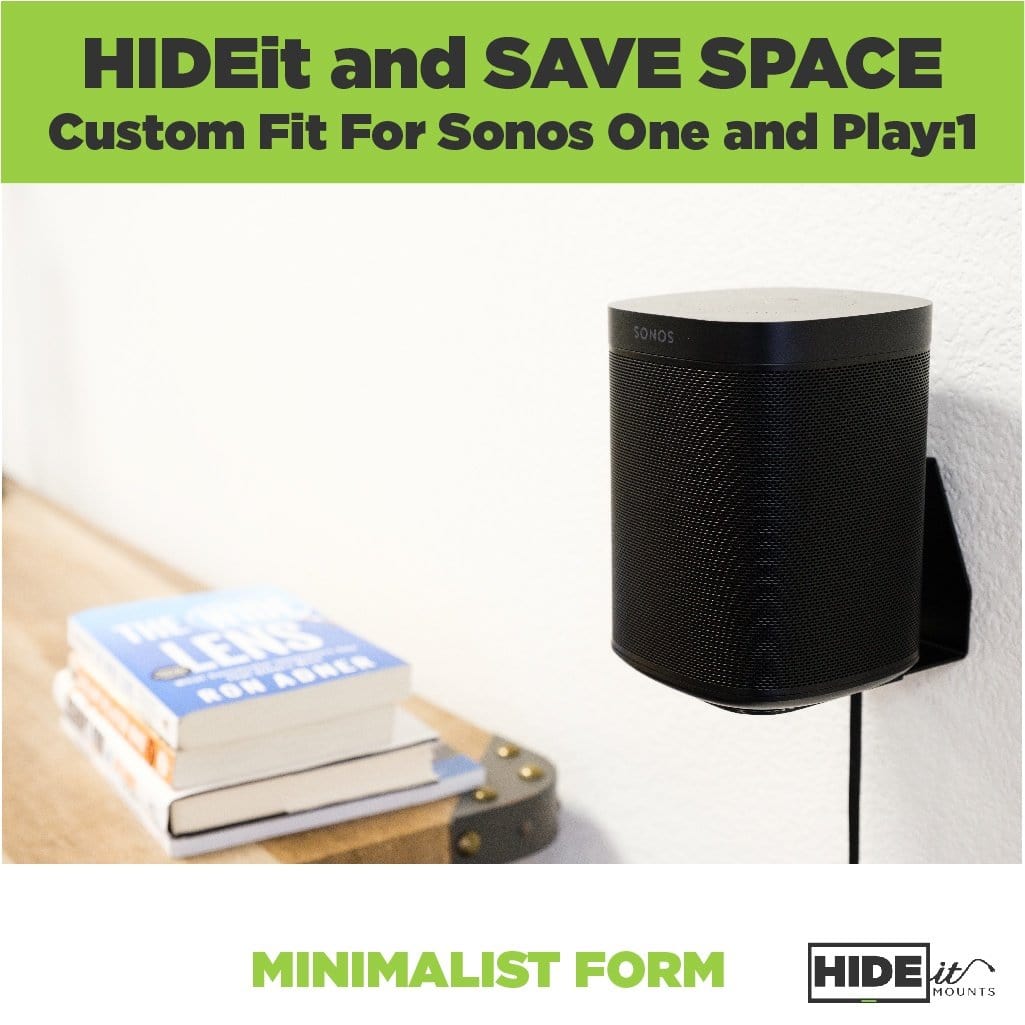 W - HIDEit One | Play:1 and Sonos One Wall Mount