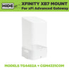 Xfinity WiFi Router Mount designed by HIDEit Mounts for the Xfinity XFi Advanced Gateway Models TG4482A and CGM4331COM.