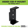 Steel wall mount, designed by HIDEit Mounts, for the Xfinity Pace pxd01ani.