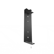 PlayStation 4 Slim slides into a HIDEit Mount for PS4 Slim console. Sony secure locking mechanism shown.