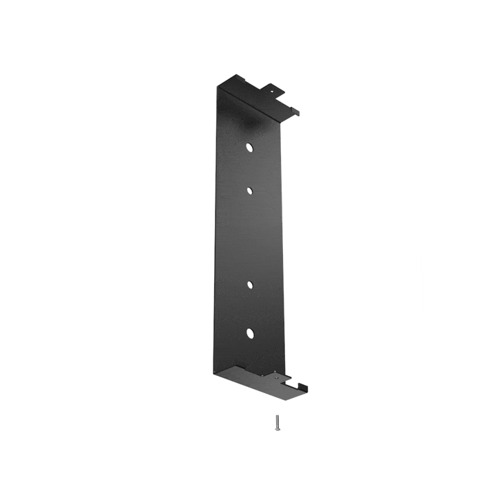 PlayStation 4 Slim slides into a HIDEit Mount for PS4 Slim console. Sony secure locking mechanism shown.