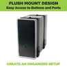 HIDEit Mounts adjustable wall mount for CPU fits most PC Towers.