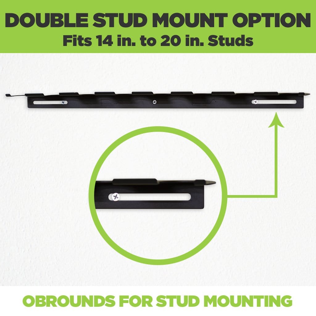HIDEit Mounts 8 Bat Mount is able to be wall mounted and fits 14 inch to 20 inch studs.