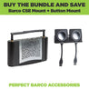 Barco ClickShare and ClickShare Button Wall Mount Bundle made from steel. 