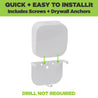 The HIDeit Eero Pro 6 Wall Mount is easy to install. Drill not required.