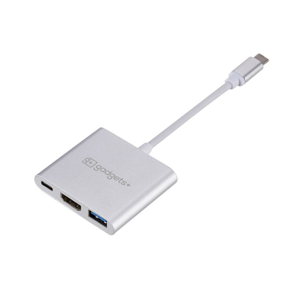 Gadgets Plus USB Hub comes with a USB C port, HDMI port and USB port.