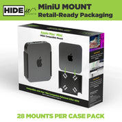 W - HIDEit MiniU Retail Packaging | Apple Mac Mini Wall Mounts in Retail Packaging