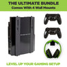 HIDEit Mounts Universal Medium Extra Wide PS3 Mount comes with 2 Controller Mounts and 1 Headset Mount