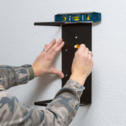 Xbox Series X Mount is easy to install behind a wall mounted TV or next to a wall mounted TV!